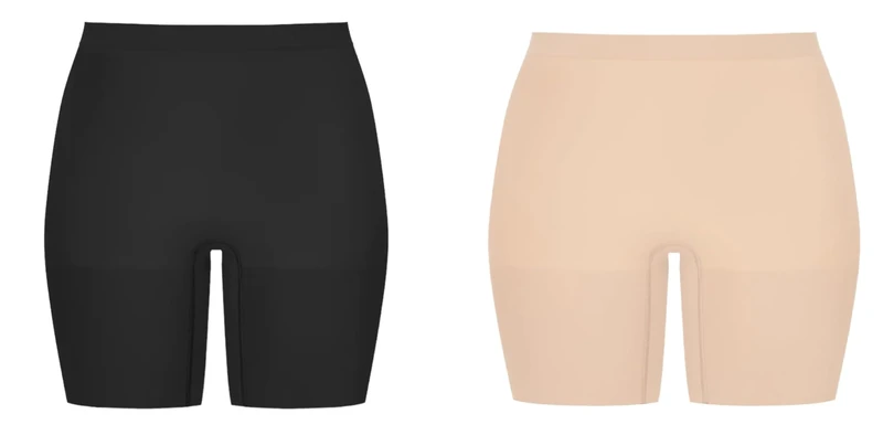 Spanx Waist Shapewear Very Black 2X Waist Shapewear Soft Nude 2X