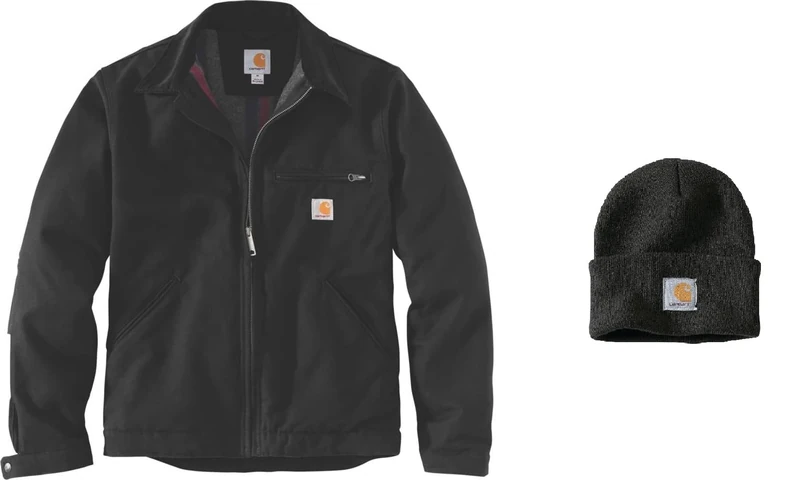 Carhartt Arbeitsoberkleidung Schwarz XL Beanie Hat Schwarz Einheitsgröße