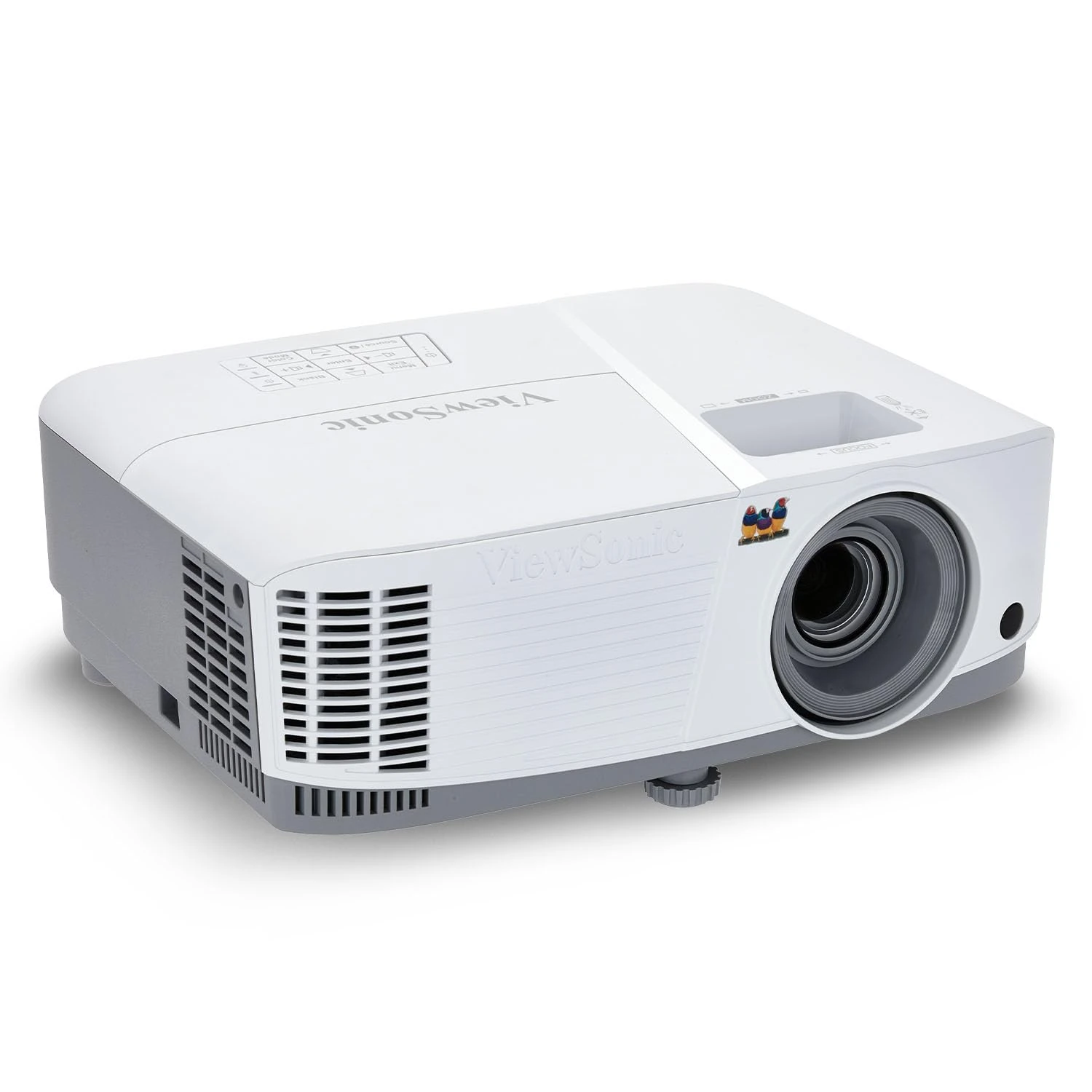 ViewSonic PA504W DLP Projector, 4000 ANSI Lumen, WXGA 1280x800, 22.000:1 Contrast Ratio, Up to 300-Inch Image, HDMI x2, RJ45, Vertical Keystone +/-40°, 10W Speaker