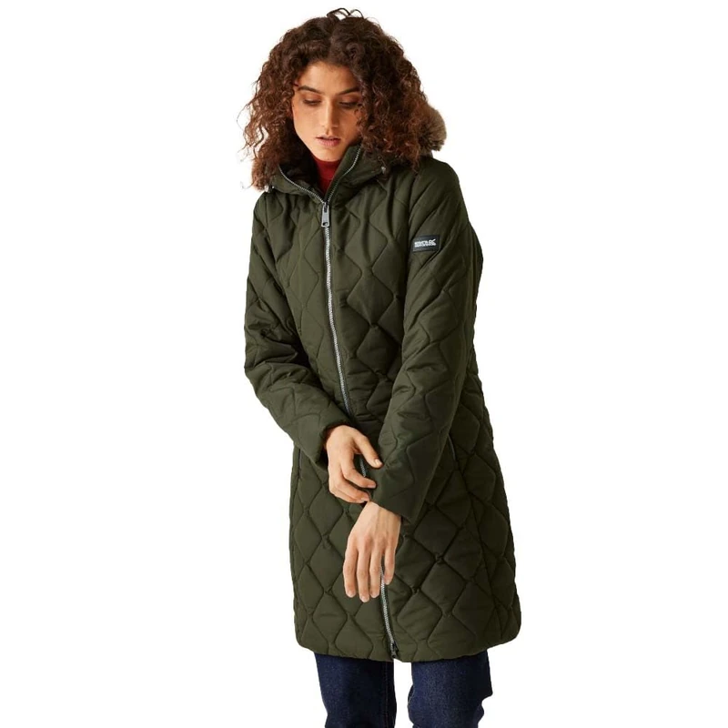 Regatta Women's Fritha III Insulated Parka Jacket with Recycled Thermoguard Insulation, perfect for Outdoors