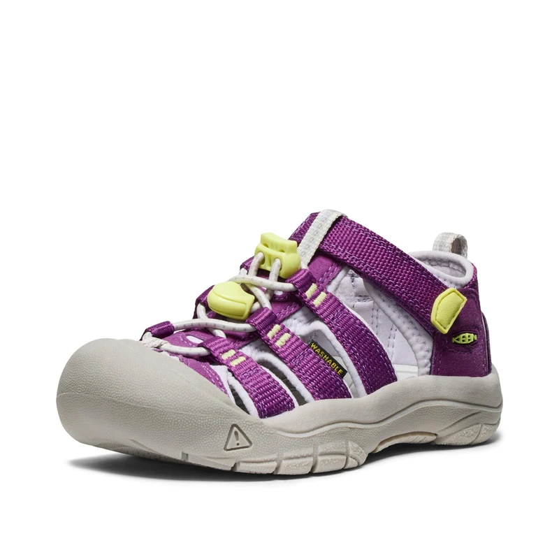 KEEN Unisex-Child Newport H2 Closed Toe Water Sandals, Charisma/Daiquiri Green, 8