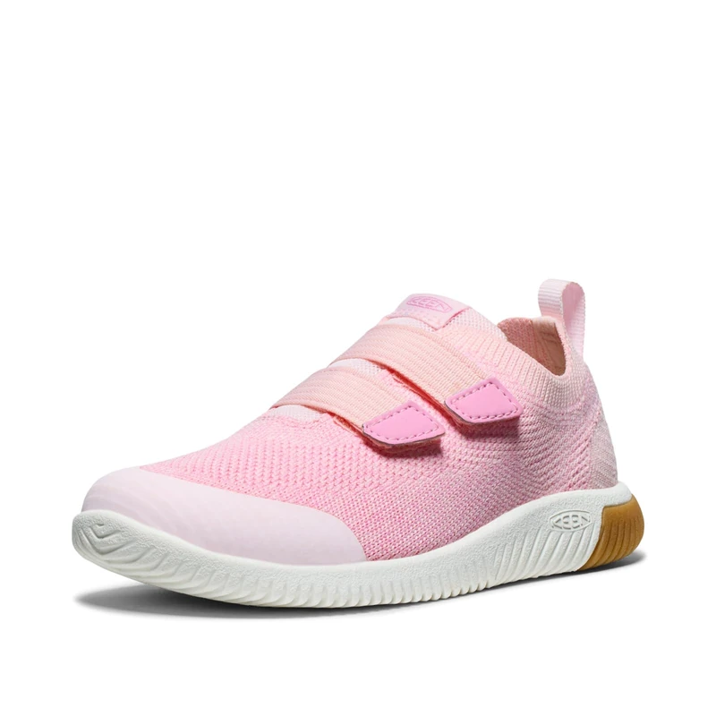 KEEN Unisex-Child KNX Knit DS Sneakers, Giggle Pink/Moonlite Mauve, 3