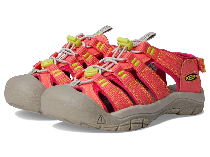 KEEN Unisex-Child Newport Boundless Adaptive Alternative Closure Easy On Outdoor Water Sandals, Dubarry/Evening Primrose, 5