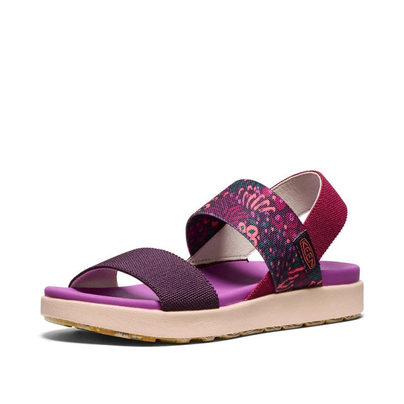 KEEN Women's Elle Backstrap Slingback Sandals, Beaujolais Plum Perfect, 7.5 UK