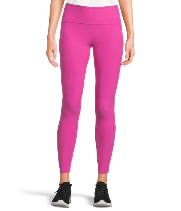 Skechers Women's Goflex Rib Fl Hw Legging, Pink, L