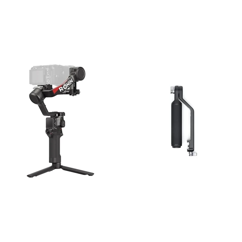 DJI RS 4, 3-Axis Gimbal Stabilizer for DSLR and Mirrorless Cameras Canon/Sony/Panasonic/Nikon/Fujifi & RS Briefcase Handle