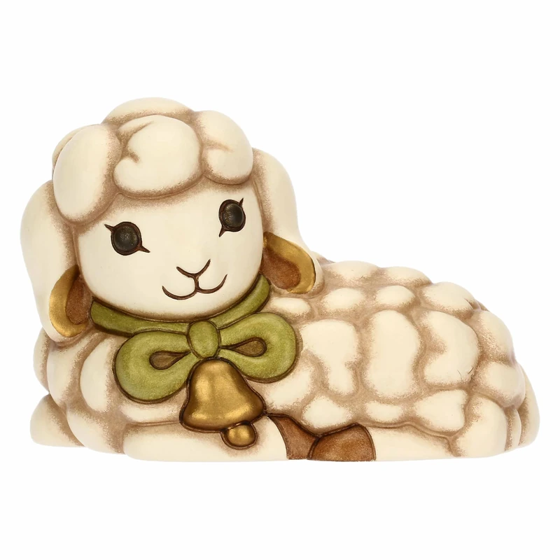 THUN Medium Nelly Lamb, Ceramic, Spring Garden Collection, 12.7 x 8 x 8.7 cm