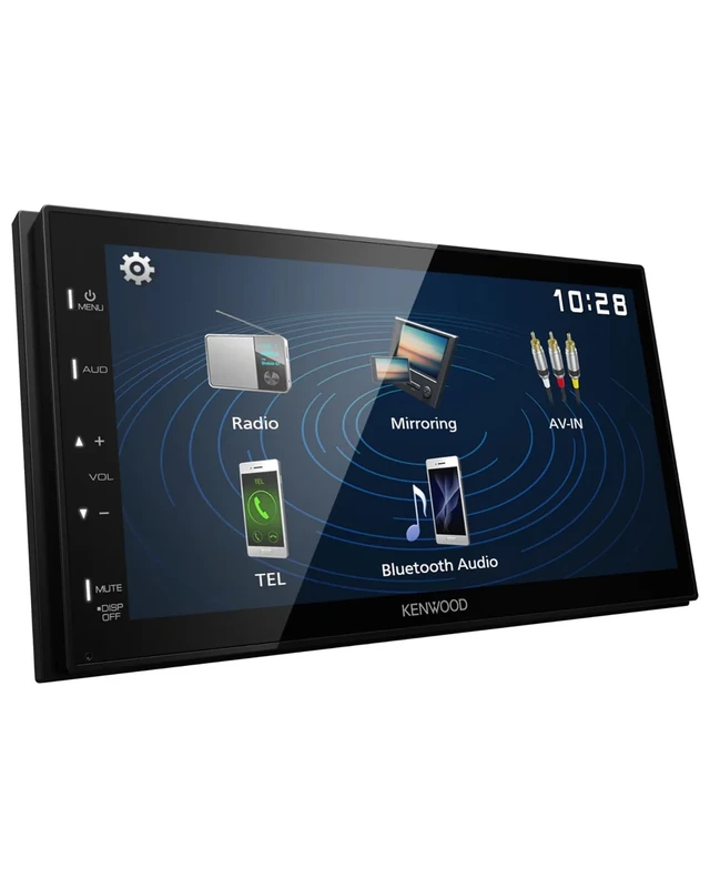 Kenwood DMX129BT Digital Media Receiver, 6.8-inch Display, Bluetooth, USB, AV Input, Car Stereo