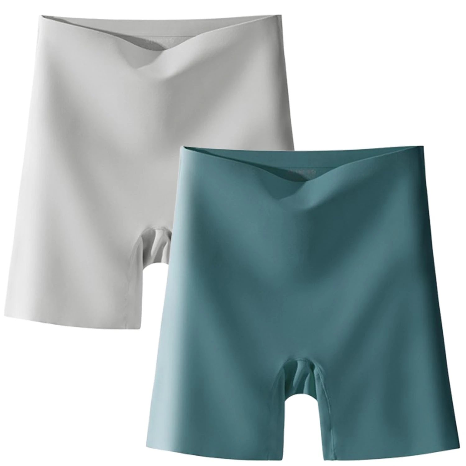 Women High-waist Ice Silk Underwear with Tummy-control Hip-lifting,Ultra Slim Traceless Panties Shapewear Shorts (14,L)