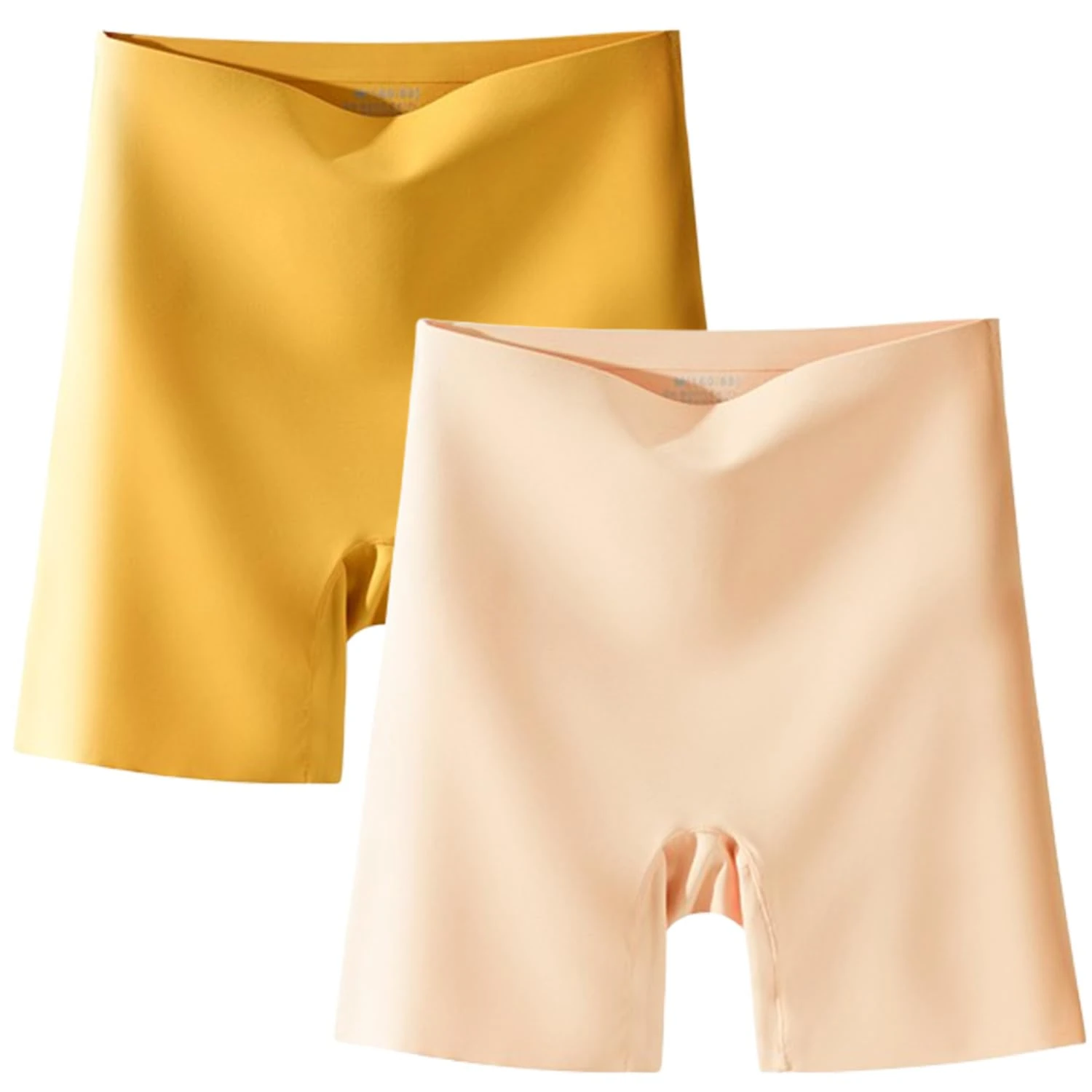 Women High-waist Ice Silk Underwear with Tummy-control Hip-lifting,Ultra Slim Traceless Panties Shapewear Shorts (11,L)