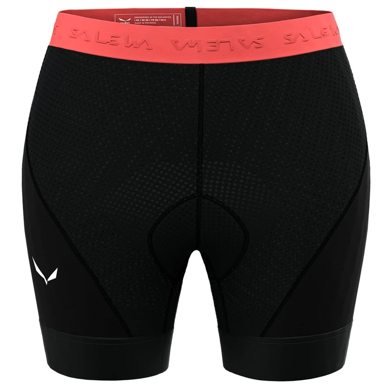 Salewa Vento Merino Short Liner Women, Black, XL