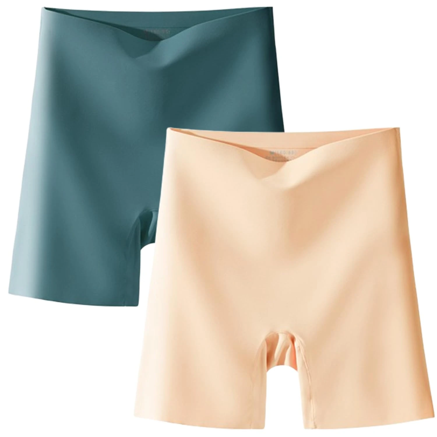 Women High-waist Ice Silk Underwear with Tummy-control Hip-lifting,Ultra Slim Traceless Panties Shapewear Shorts (10,L)