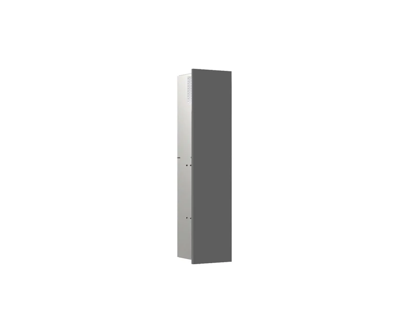 Emco asis Pure WC Module Left Door Hinge Flush-Mounted 1 Door 730 mm Diamond Grey Matt