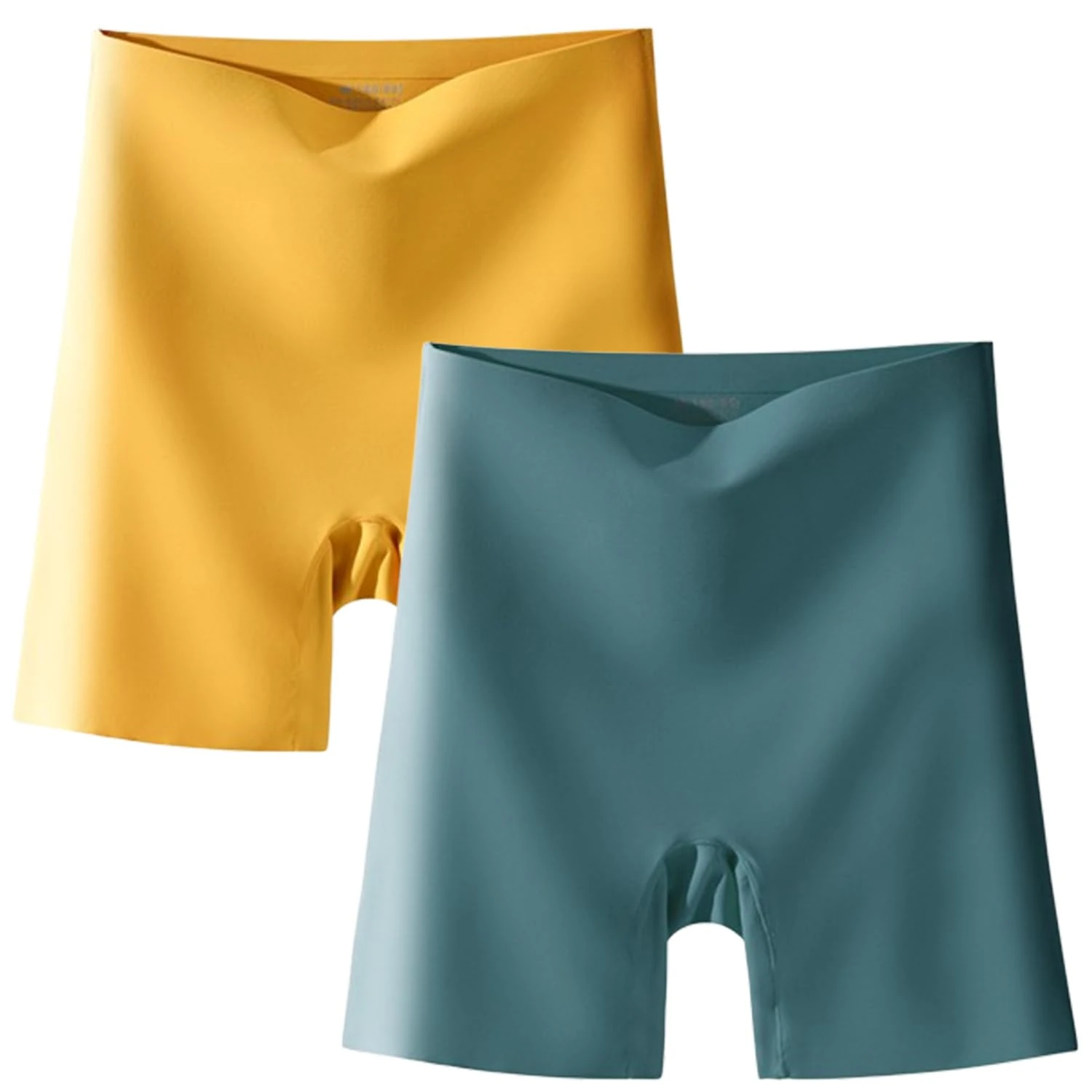 Women High-waist Ice Silk Underwear with Tummy-control Hip-lifting,Ultra Slim Traceless Panties Shapewear Shorts (15,L)