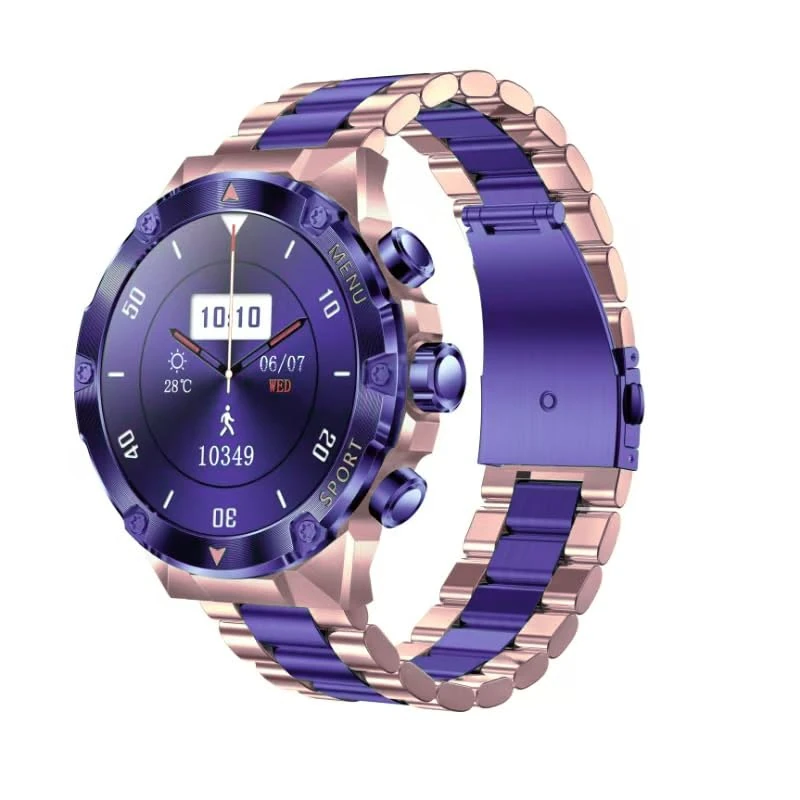 Smart Watch for Men (Answer/Make Call),1.43''AMOLED Screen Smartwatch (Purple)