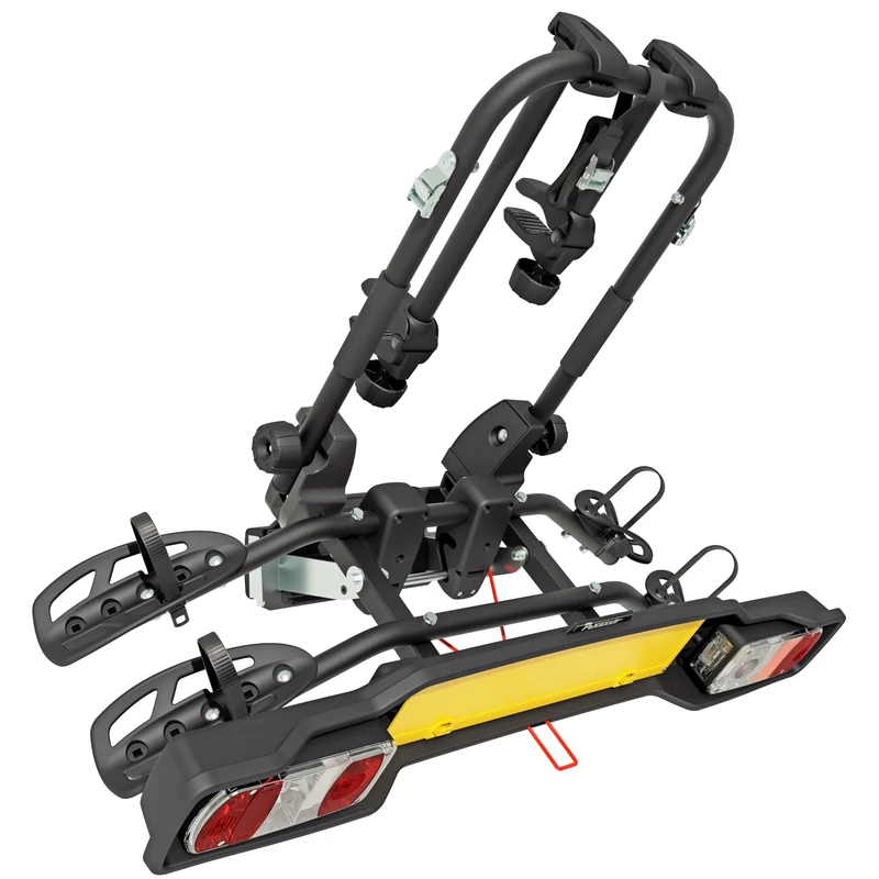 Peruzzo Parma 2 Bike Carrier for Universal Towing Hook - Ideal for Transporting Bicycles and E-Bikes
