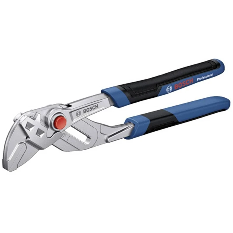 Bosch Professional Pliers Wrench (250 mm, 2K Soft Grip, Chrome-Vanadium Steel)