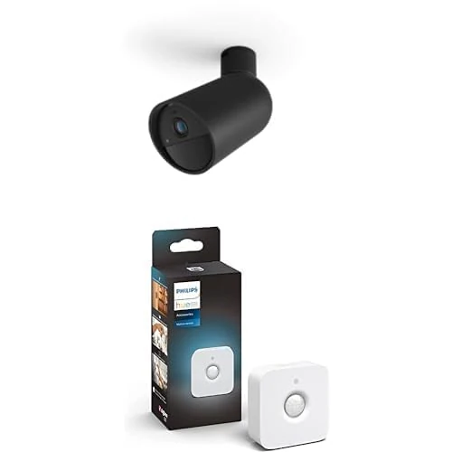 Hue Security Camera Battery Black + motion