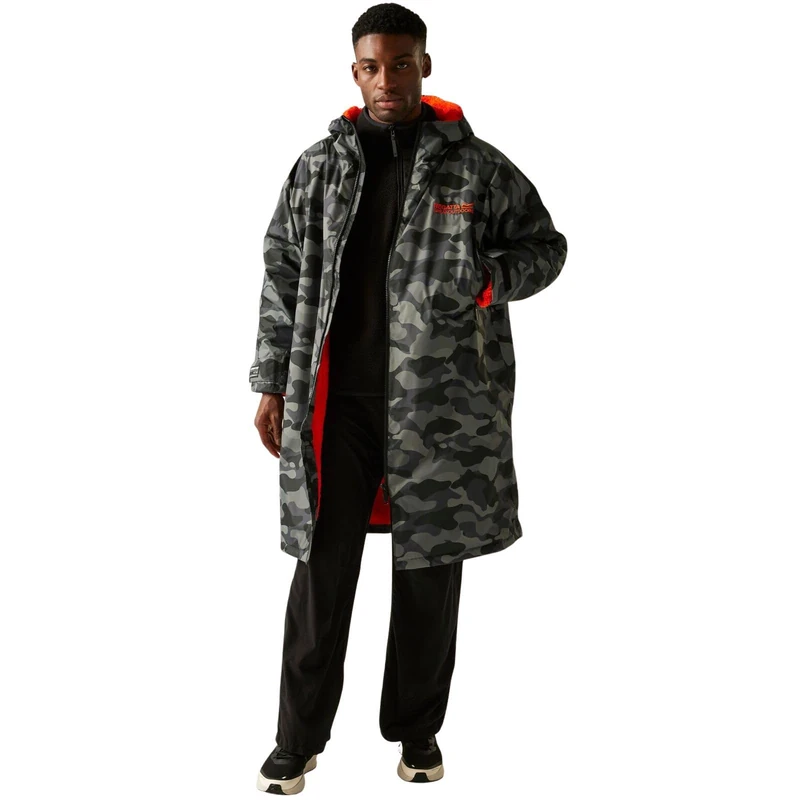 Regatta Mens Womens Waterproof Changing Robe Oversized Fleece Lined Windproof