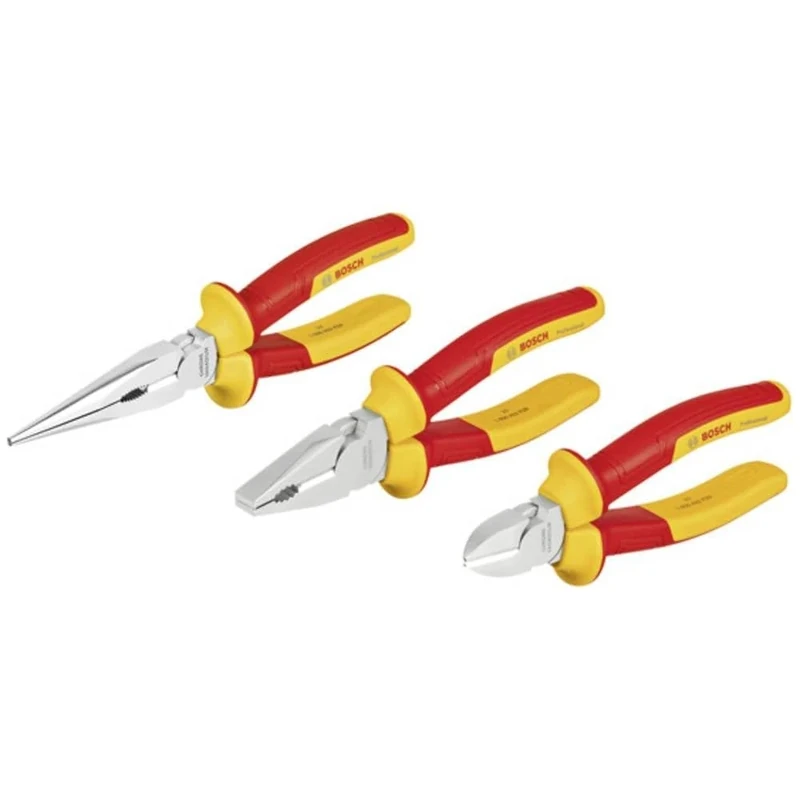 Bosch Professional VDE Pliers Set (3 Pieces)