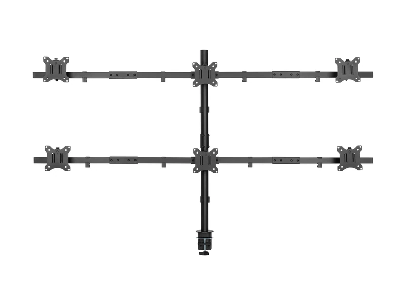 Equip 650160 17"-32" Moveable Desk Mount for 6 Monitors