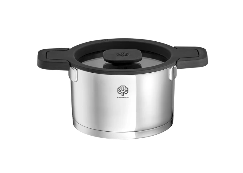 Schulte-Ufer Barski Design Maxa 64119-16 Casserole Pot Stainless Steel 16 cm Approx. 2.0 L