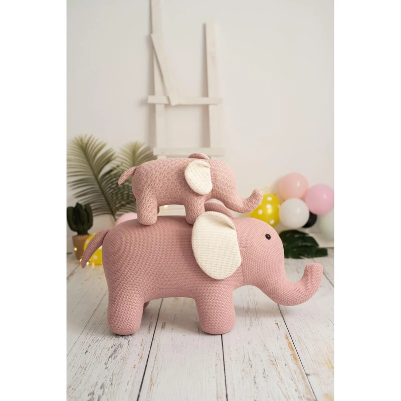 Crochetts Print 30 x 42 x 1 cm Elephant - Image 1