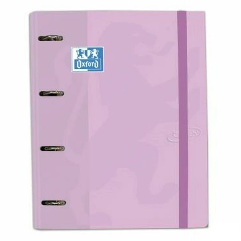 Oxford Ring Binder Touch Mauve A4+ (4 Units)