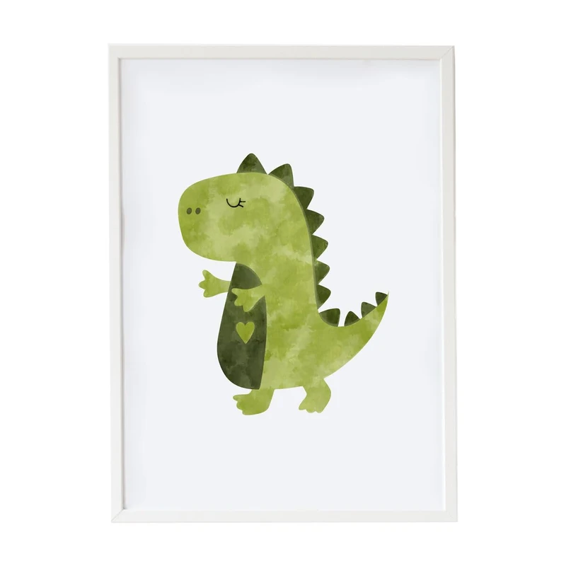Crochetts Picture 33 x 43 x 2 cm Dinosaur