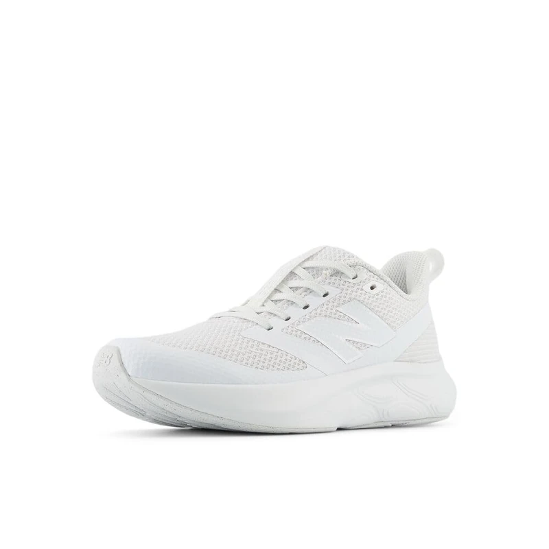 New Balance Kids Fresh Foam 625 Shoes, White/White, 6