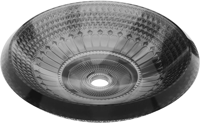 Mexen Bathroom Sink Made of Glass and with a Single Bowl Heba - Black - 24064570