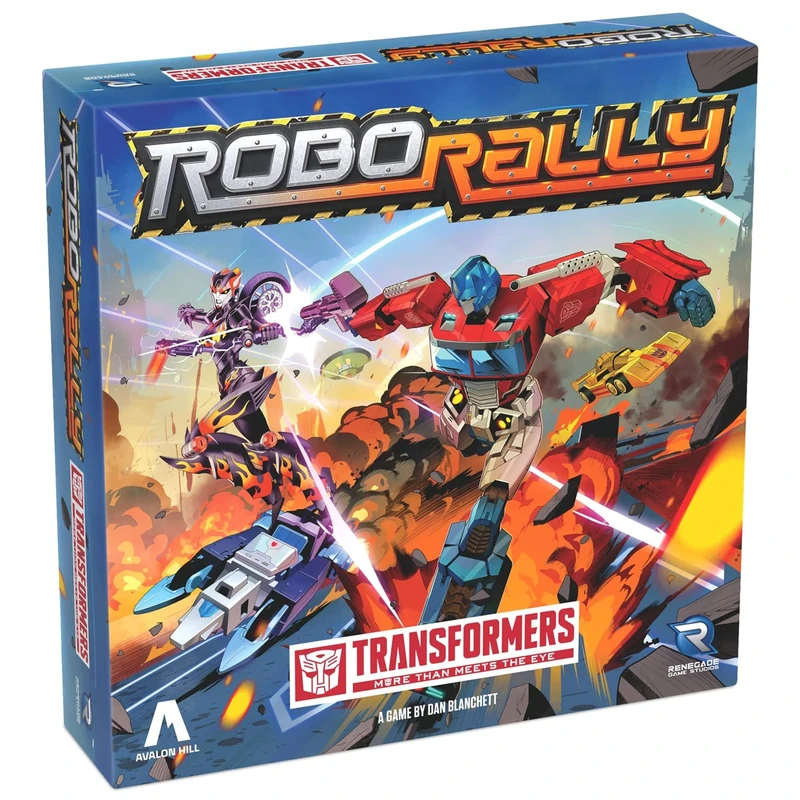 Renegade Game Studios | Robo Rally Transformers | Race & Strategy Game | 2 Players | 45-90 Minutes