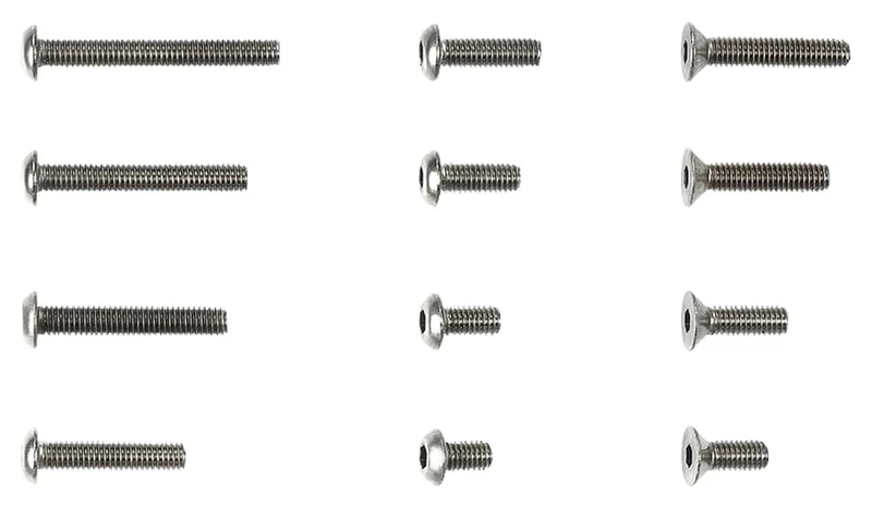 TAMIYA 47509 XM-01 Titanium Screw Set (102) - Replacement Part, RC Accessories, RC Spare Part, XM-01