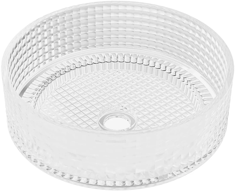 Mexen batroom Sink Made of Glass and with a Single Bowl Lira - Transparent - 24053700