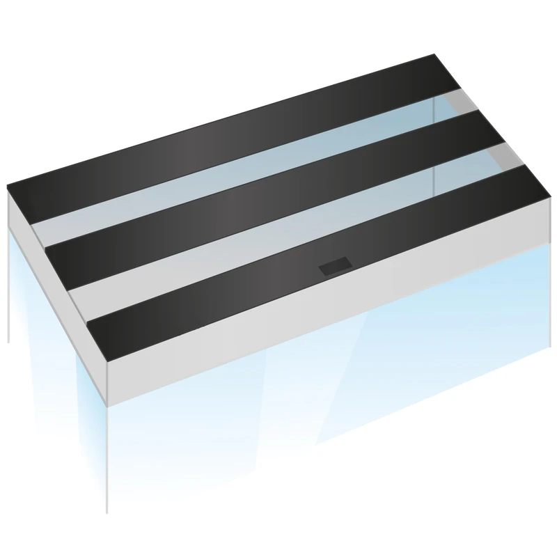 Juwel Aquarium - Flap Set 100/40 IV (3 Pieces) - Suitable for Rio 180/200