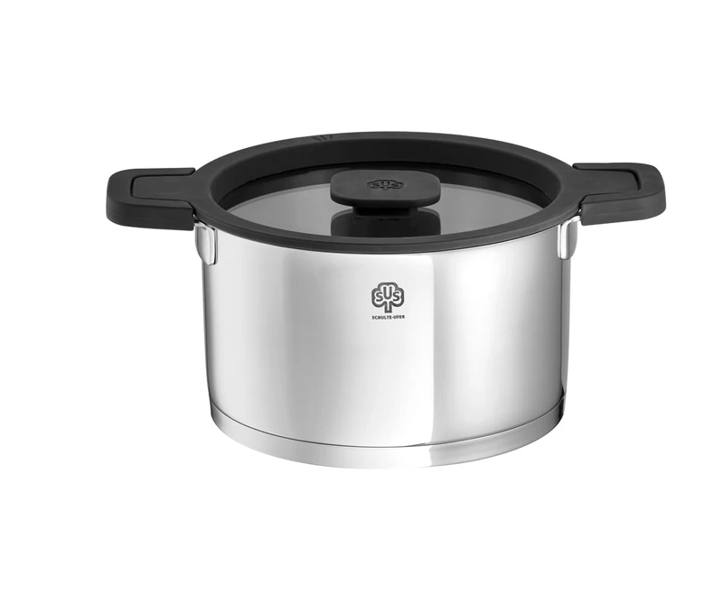 Schulte-Ufer Barski Design Maxa 64119-24 Casserole Pot Stainless Steel 24 cm Approx. 5.5 L