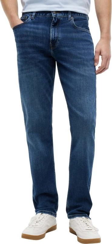 Tommy Hilfiger Men's CORE Denton Dark Blue MW0MW39034 Straight, Denim, 39W / 36L