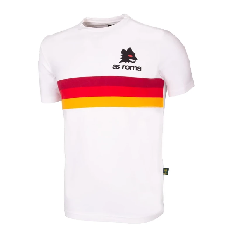 AS Roma T-Shirt, White, XX-Large