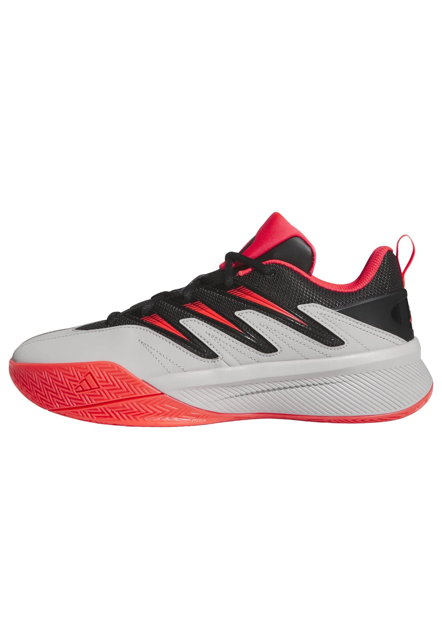 adidas Unisex Adult Dame Certified 3 Basketball Sneaker, Black/Lucid Red/Grey, 11.5 Women/10.5 Men