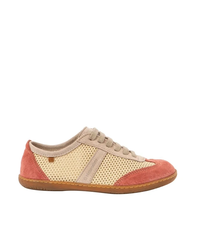 El Naturalista Unisex N5293 EL Viajero Low-Top Sneakers, Cream-FRAMBUESA, 4 UK
