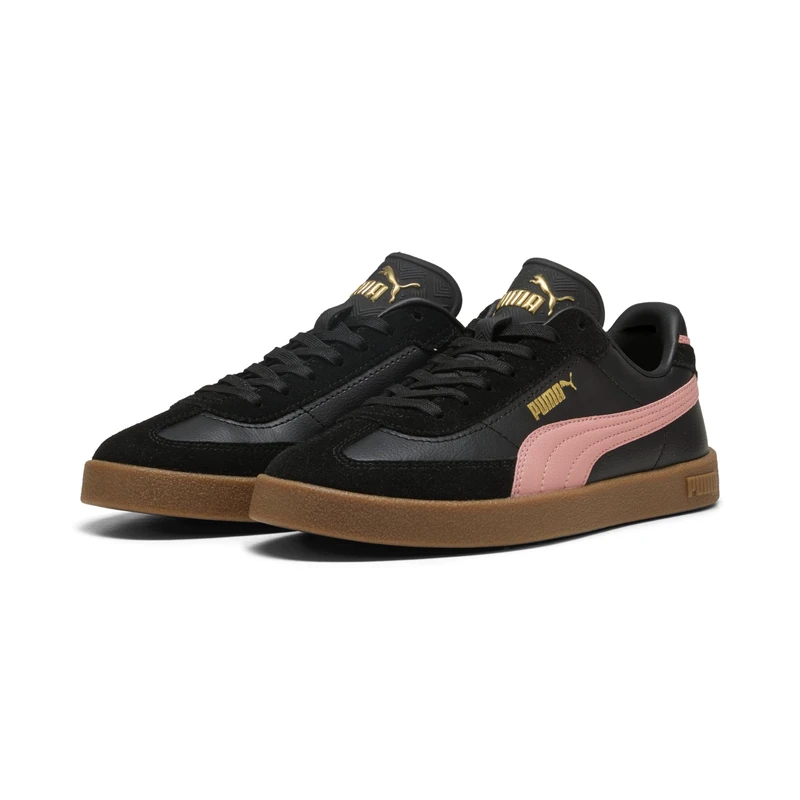 PUMA Unisex Club II Era Sneaker, Puma Black Pink Fruit Gum, 3 UK