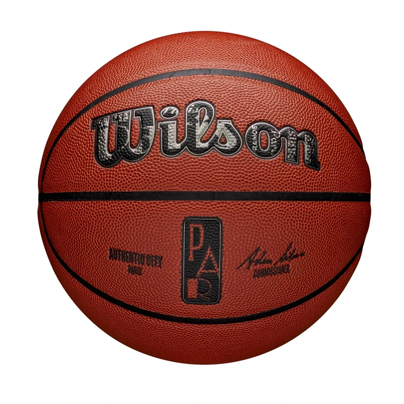 Wilson NBA Authentic Indoor/Outdoor City Basketball, 7, Brown