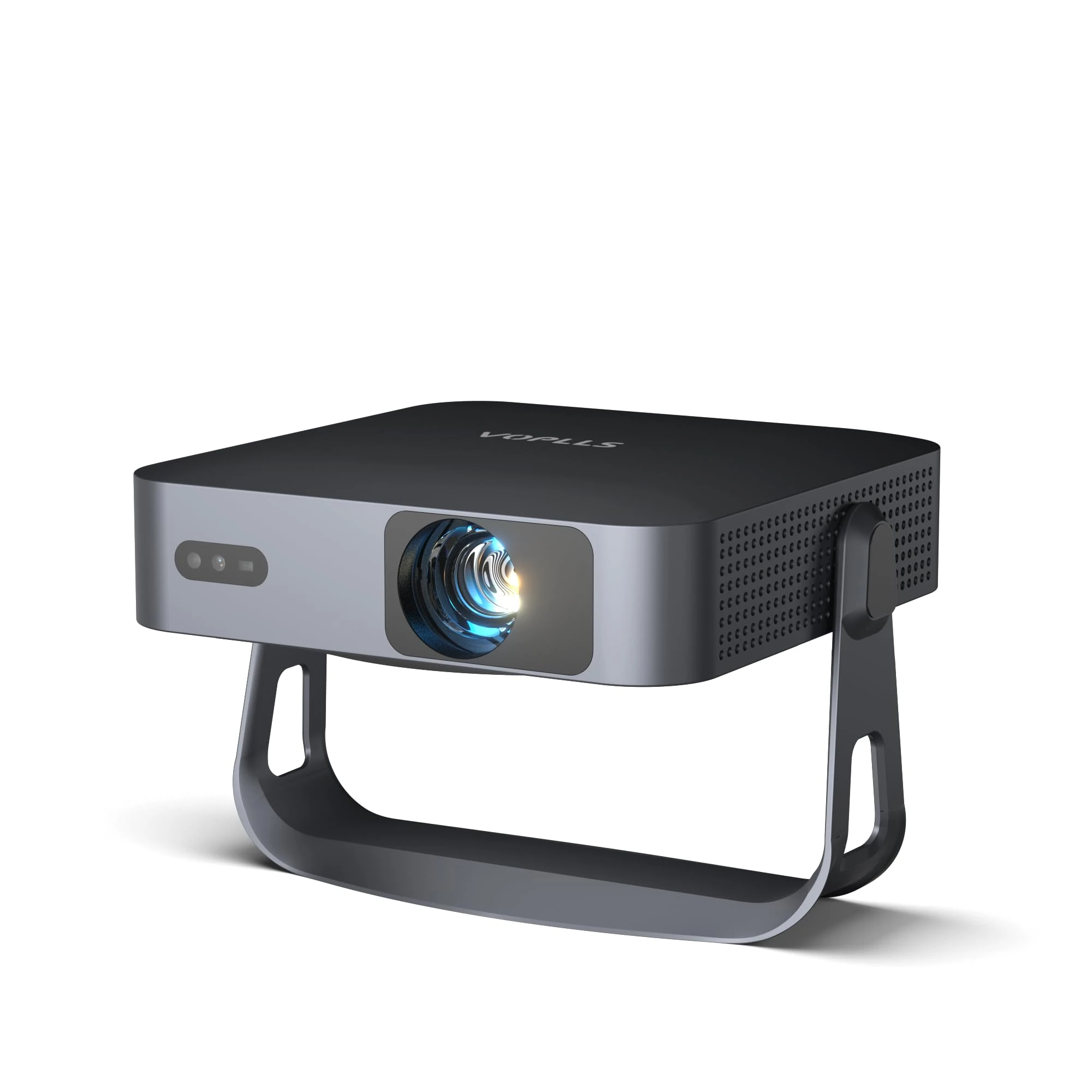 Netflix Officially & Thinnest DesignMini Projector 4K with Auto Focus & Keystone, VOPLLS 500ANSI WiFi Bluetooth 1080P Full HD Portable Projector, Smart Moive Projectors for Bedroom/Outdoor/Phone