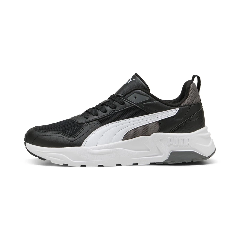 PUMA Unisex Trinity 2 LT Sneaker, Black White-Cool Dark Gray, 4.5 UK