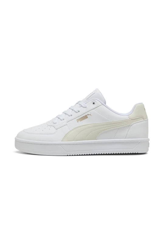PUMA Unisex Caven 2.0 Trainers, PUMA White-Vapor Gray-PUMA Gold, 3.5