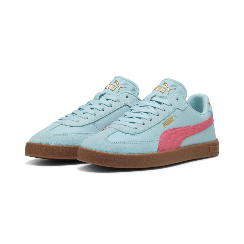 PUMA Unisex Club II Era Trainers - Ether-Safe Lake-Peach Frost