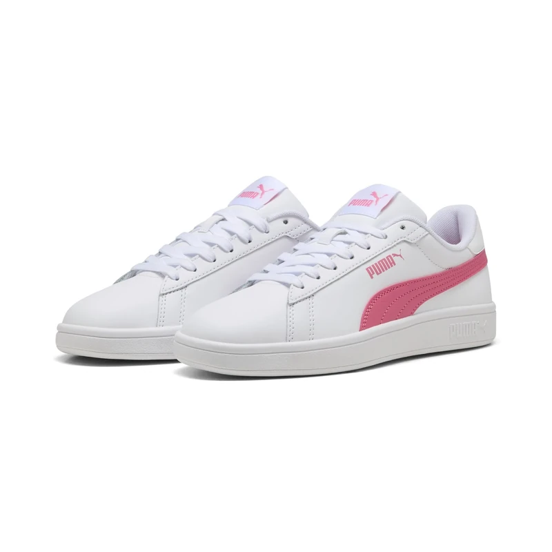 PUMA Unisex Smash 3.0 L Sneaker, White-Magic Rose, 10 UK