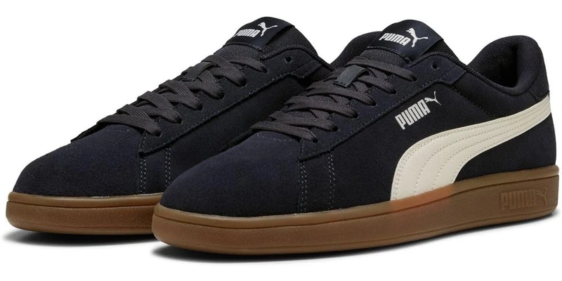 PUMA Unisex Smash 3.0 Sneaker, New Navy-Warm White, 10 UK