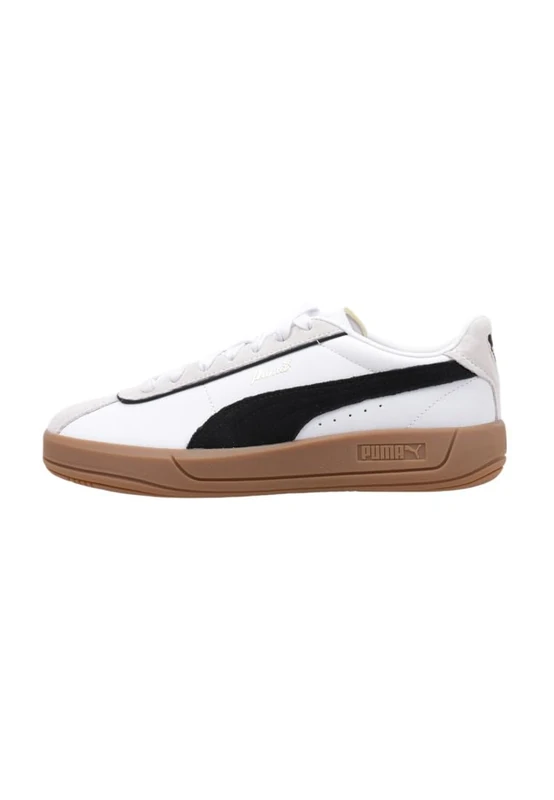 Puma Women's Club KLASSIKA Sneaker, White Black-Warm White, 7 UK