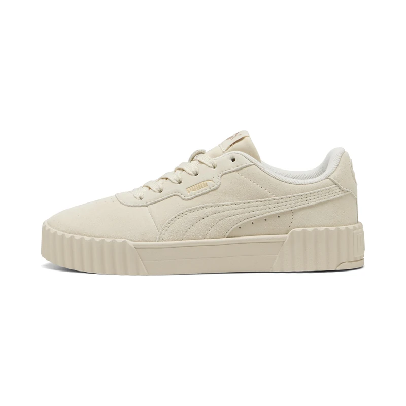 PUMA Women's Carina 3.0 SD Sneaker, Alpine Snow Gold, 4.5 UK